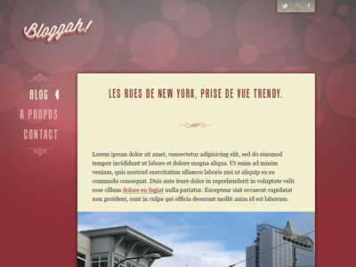 Bloggah! Spip Theme - Article page webdesign