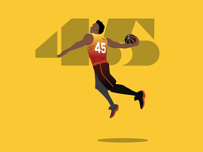 Donovan Mitchell basketball illustration illustrator nba utah jazz vector vector art vector illustration