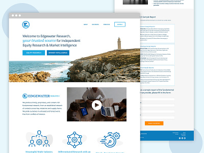 Website Design Edgewater Research
