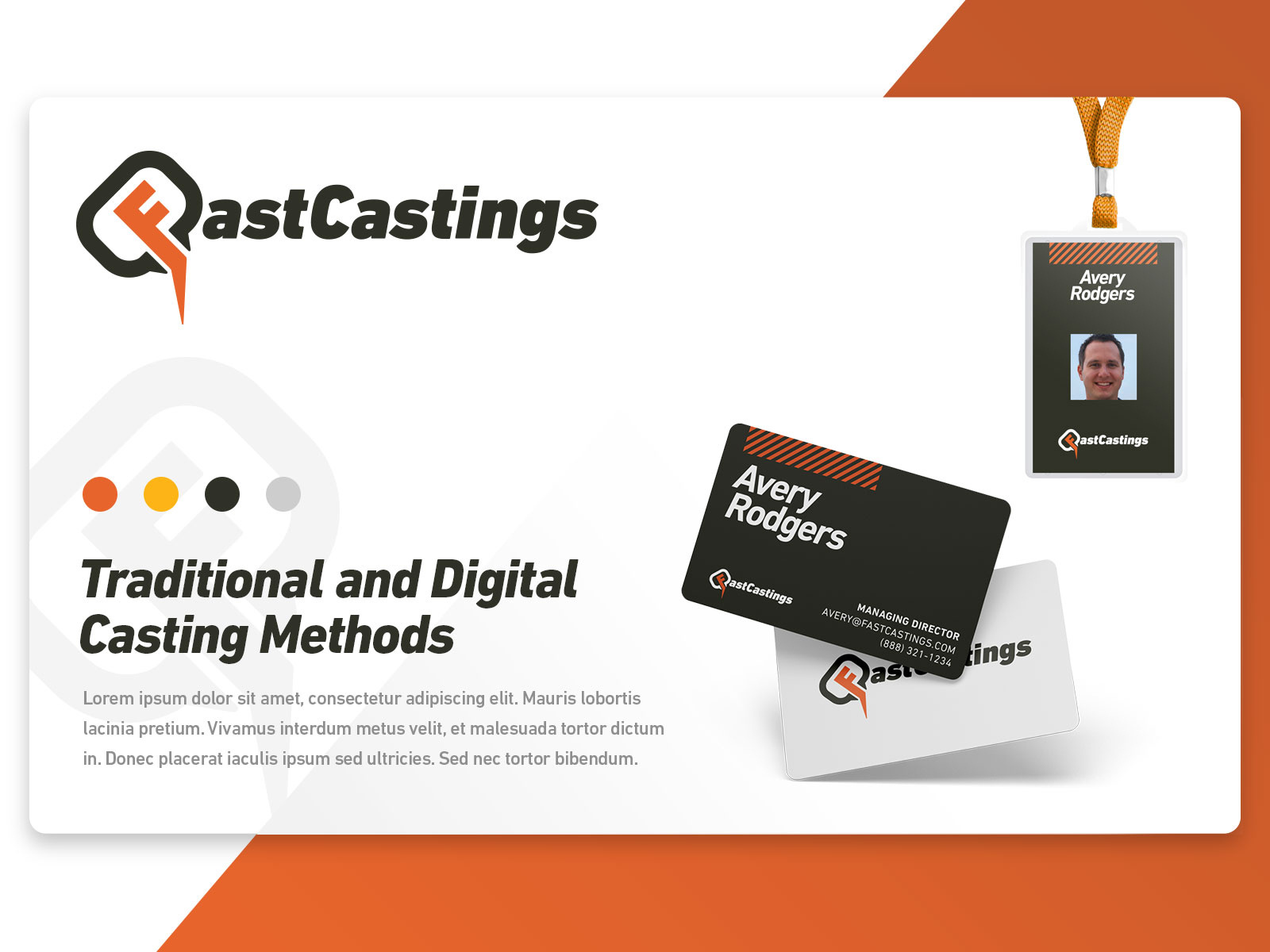 FastCastings Branding Project by Joseph Li on Dribbble