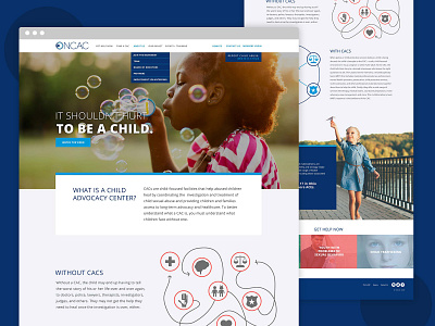 ONCAC Website Design design ui ux web design