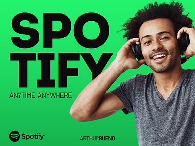 Spotify - "FanArt" design illustration web