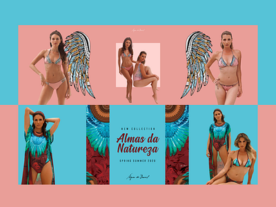 Águas do Brasil Collection Spring Summer design instagram job photoshop