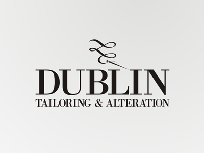 Dublin Tailoring & Alteration clean logo one color