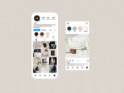 Visual Identity & Social for Sustainable Fashion Brand TERA