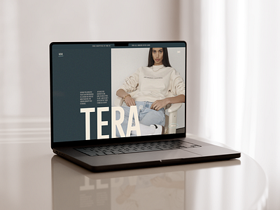 Visual Identity & Website for Sustainable Fashion Brand TERA brand branding branding identity creative design creative direction custom logo design fashion brand fashion identity fashion logo graphic design identity design logo logo design modern brand typography ui visual identity web website design