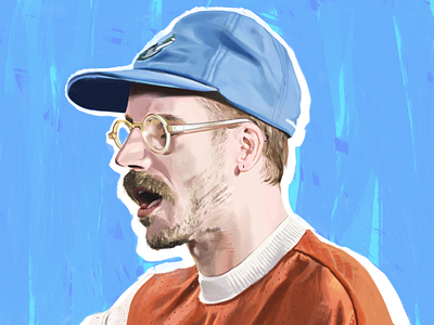 Portugal the Man blue digitalart illustration photoshop portugal the man