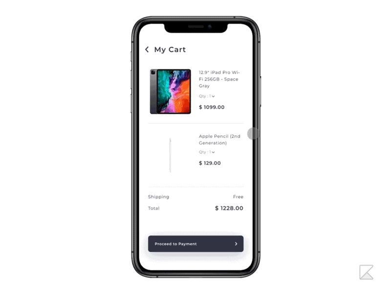 Credit Card Checkout Interaction - DailyUI 002 cart checkout page credit card credit card payment dailyui dailyui002 payment method prototype ui design user interface