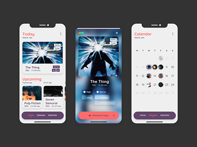 Movie App app design ios materik movies ui ux