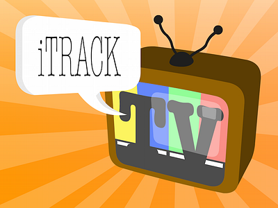 iTrackTV Icon app icon ios materik