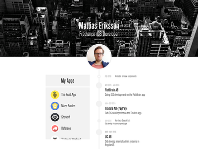 Website landingpage materik ui ux web