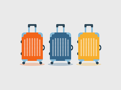Baggage baggage illustration materik mattias eriksson vector