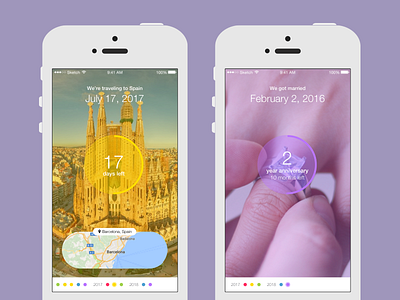 Memories app ios materik mattias eriksson ui ux