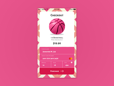 Daily UI #002 app checkout credit card dailyui dailyui 002 ios materik mattias eriksson ui ux