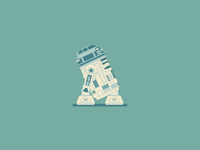 R2-D2 illustration materik mattias eriksson r2d2 star wars vector
