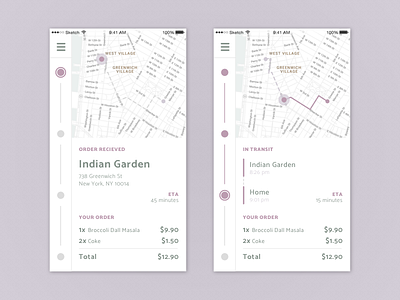 Daily UI #020 app dailyui dailyui 020 delivery ios location materik mattias eriksson ui ux