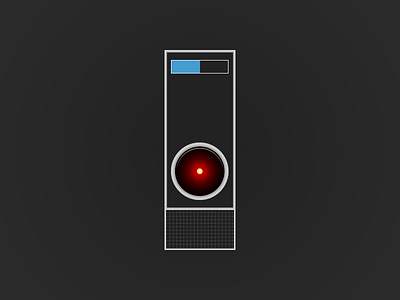 HAL 9000 2001 hal 9000 illustration vector
