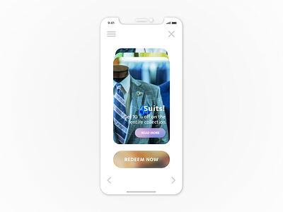 Daily UI #061 app dailyui dailyui 061 ios iphone x materik mattias eriksson ui ux