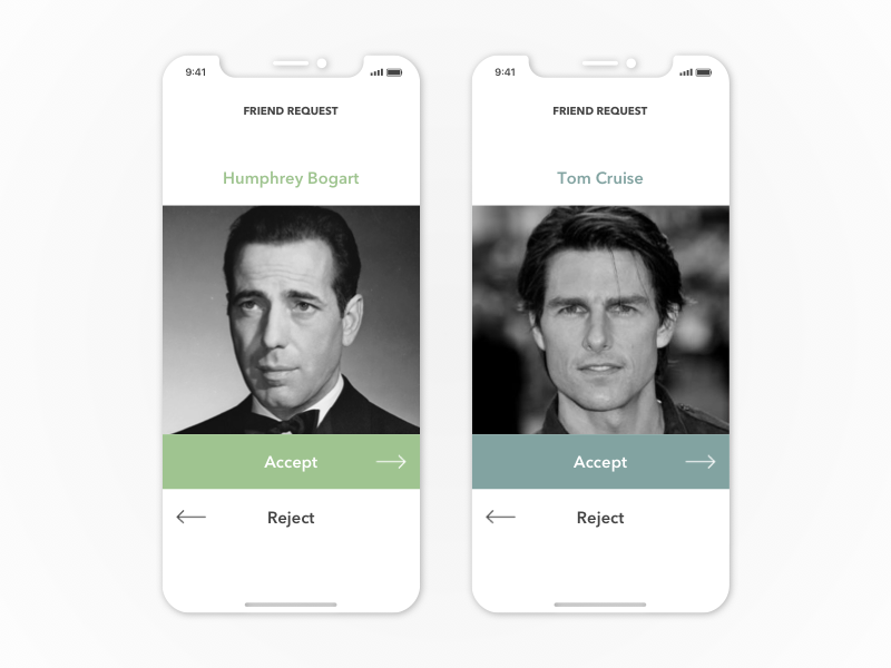 Daily UI #078 friend request ux app ui ios iphone x mattias eriksson materik dailyui 078 dailyui