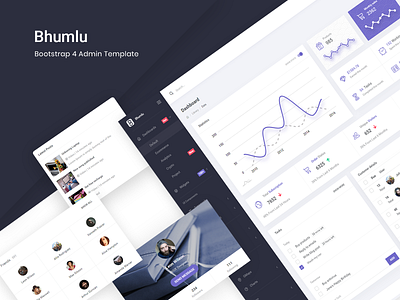 Bhumlu Admin Template admin admin dashboard admin design admin panel admin template bhumlu branding dashboad dashboard design dribbble dribbble shots premium design ui ux ui deisgn ui design ui ux ui web design uikit widgets