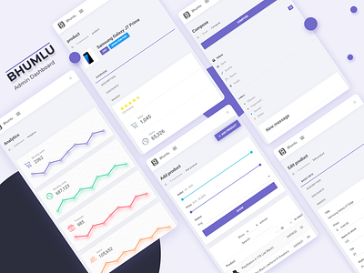 Bhumlu Admin Template admin admin dashboard admin design admin panel admin template admin templates bhumlu branding dashboad dashboard design dribbble dribbble shots premium design ui ux ui deisgn ui design ui ux ui web design uikit widgets