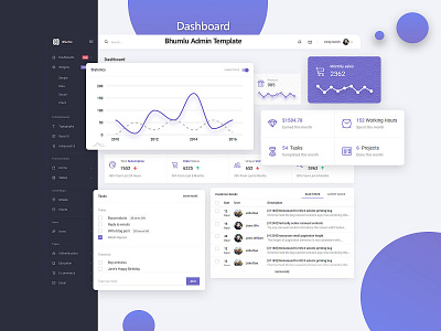 Bhumlu Bootstrap Admin Template admin admin dashboard admin design admin panel admin template branding dribbble dribbble shots premium design ui design ui ux