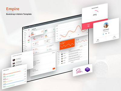 Empire Admin Template admin admin dashboard admin design admin panel admin template branding dribbble dribbble shots premium design ui design ui ux