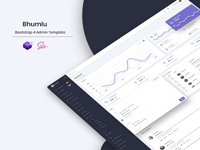 Bhumlu Admin Template admin admin dashboard admin design admin panel admin template bhumlu branding dashboad dribbble dribbble shots premium design ui deisgn ui design ui ux ui web design widgets