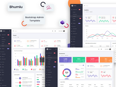 Bhumlu Admin Template admin admin dashboard admin design admin panel admin template bhumlu branding dashboad dribbble dribbble shots premium design ui deisgn ui design ui ux ui web design widgets