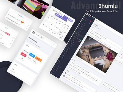 Bhumlu Admin Template admin admin dashboard admin design admin panel admin template bhumlu branding dashboad dribbble dribbble shots premium design ui ux ui deisgn ui design ui ux ui web design uikit widgets