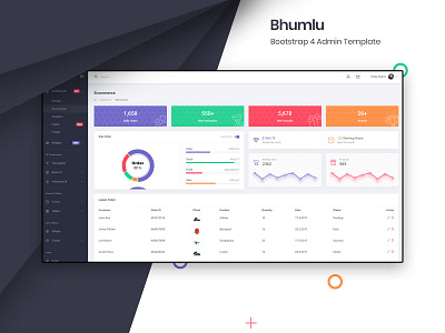 Bhumlu Admin Template admin admin dashboard admin design admin panel admin template bhumlu branding dashboad dribbble dribbble shots premium design ui ux ui deisgn ui design ui ux ui web design uikit widgets