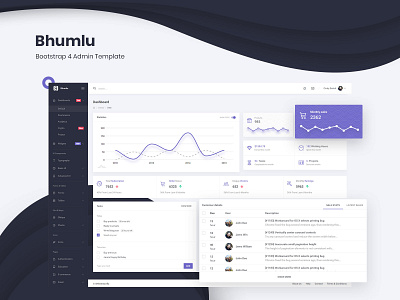 Bhumlu Admin Template admin admin dashboard admin design admin panel admin template bhumlu branding dashboad dashboard design dribbble dribbble shots premium design ui ux ui deisgn ui design ui ux ui web design uikit widgets