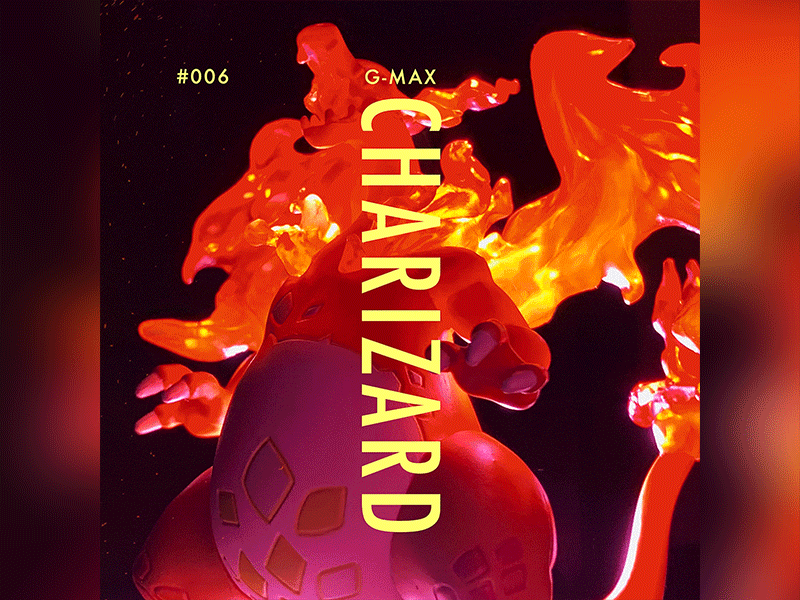 #006 G-Max Charizard animation arizpokedex pokemon