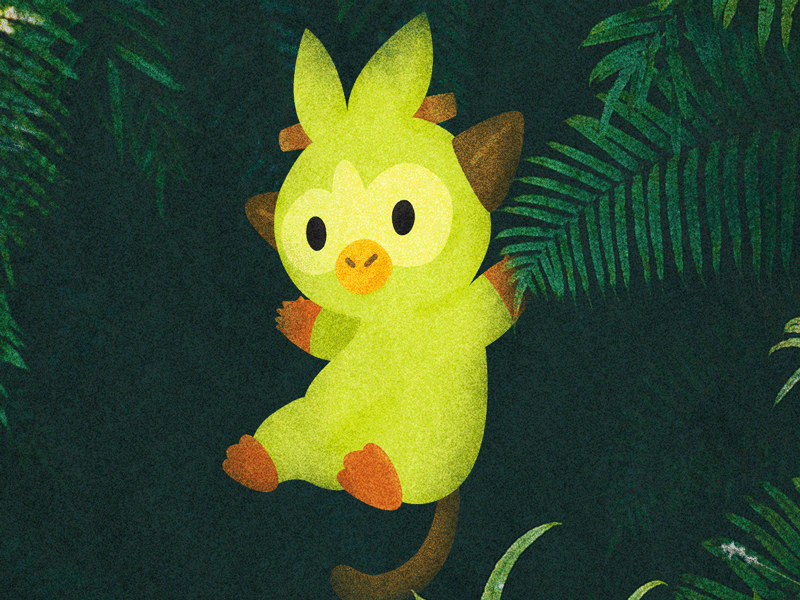 #GrookeyGang illustration pokemon