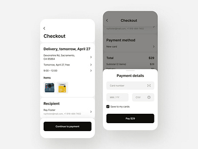 Checkout card information checkout daily ui daily ui 002