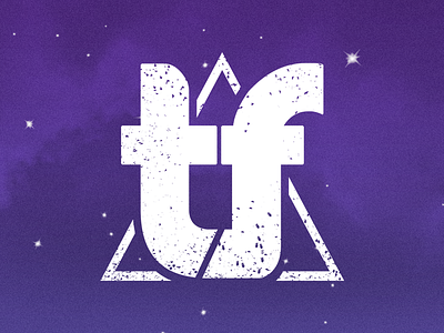 TF Logo branding logo music tf triangle typography