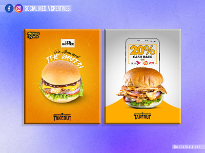 Social Media Creative Ads Design for Restaurant- Graphic Design