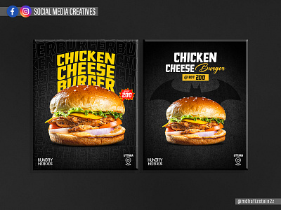 Social Media Creative Ads Design for Restaurant- Graphic Design