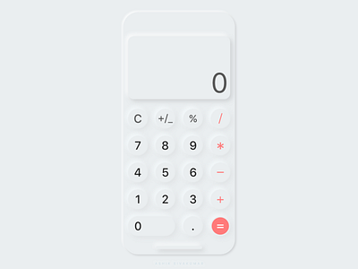 Calculator UI adobe photoshop adobe xd banglore bengaluru calculator calculator ui cochin iphone iphone x kerala kochi minimalism minimalist neumorphic neumorphism ui ui ux ui design ui designer ui ux