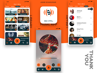 Skril Music App Design