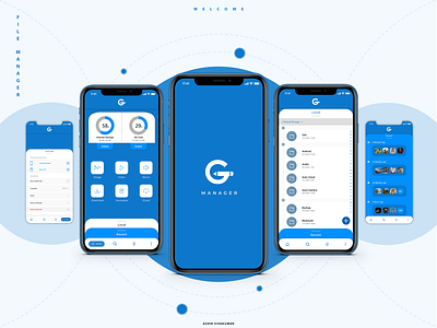 File Manager Concept "G-Manager" adobe photoshop adobe photoshop cc adobe xd banglore concep concept designer file file manager illustration india kerala kochi ui ux ui ux design ui deisgn ui designer ui ux design ui ux designer ux design