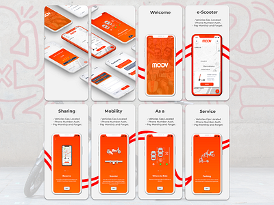 Moov App Dribbble app design ui ux