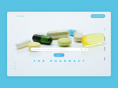 Pharmacy webpage figma figmaafrica online store qr code ui design