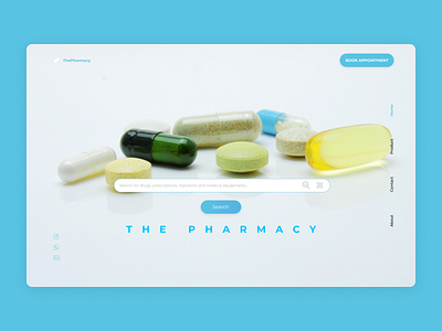 Pharmacy webpage