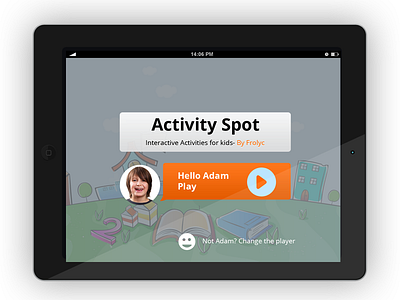 Activity Spot By Frolyc app clean educational ipad kids modern