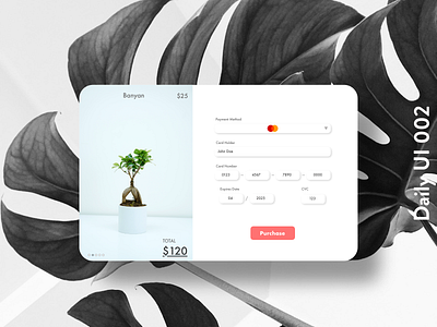 Daily UI 002  Credit Card Checkout