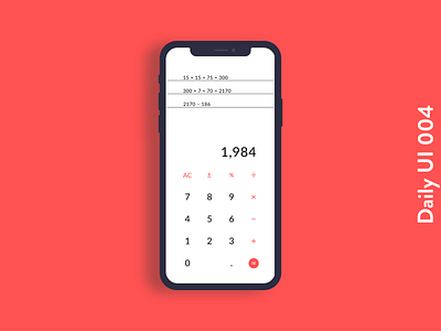 Daily UI 004 Calculator