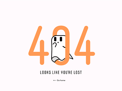 404 ERROR 404 404 error cartoons daily ui dailyui ghost
