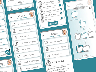 Aplication for cloud storage in smartphone