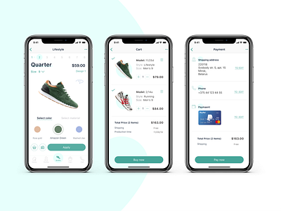 A mobile application to create the perfect pair of sneakers